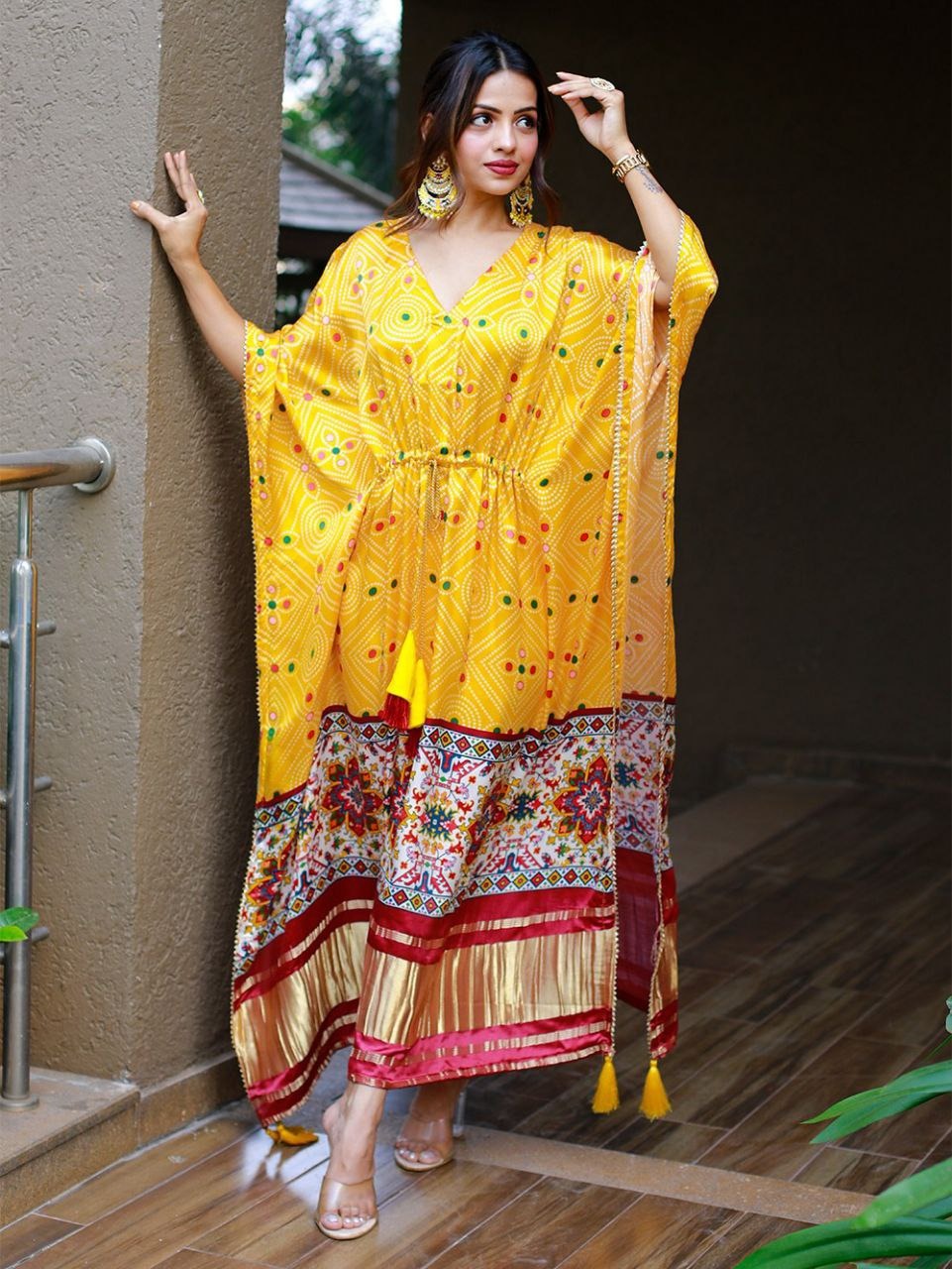 GAJI SILK KAFTAN 9