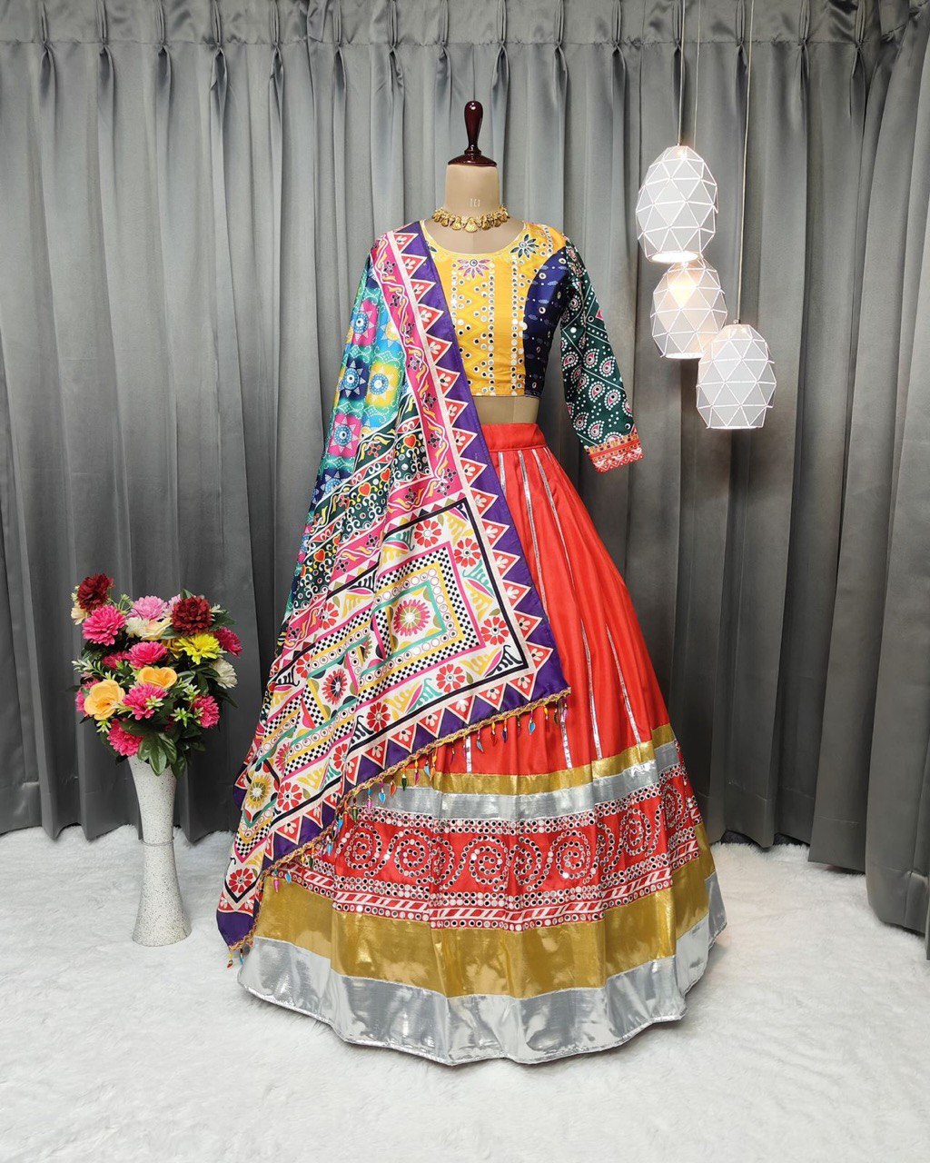 Heavy Flair Silk Lehenga Choli