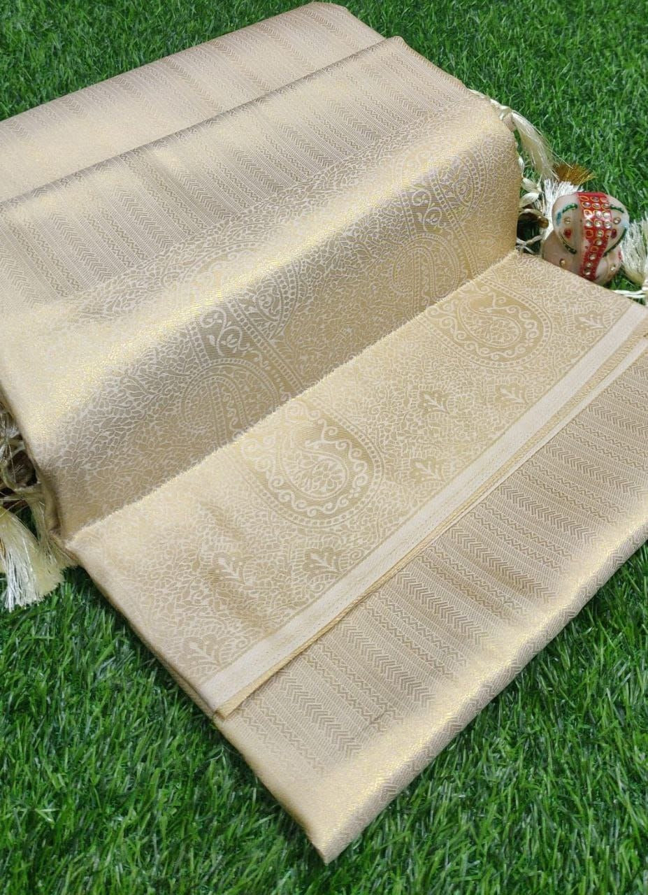 Kubera Pattu Silk Saree Rich Pallu &amp; Brocade Kubera Silk Blouse