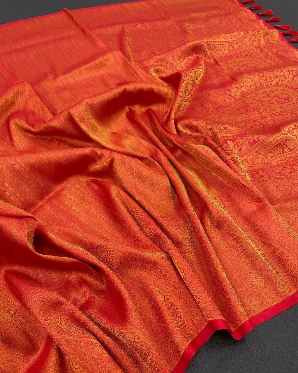 Kubera Pattu Silk Saree Rich Pallu &amp; Brocade Kubera Silk Blouse