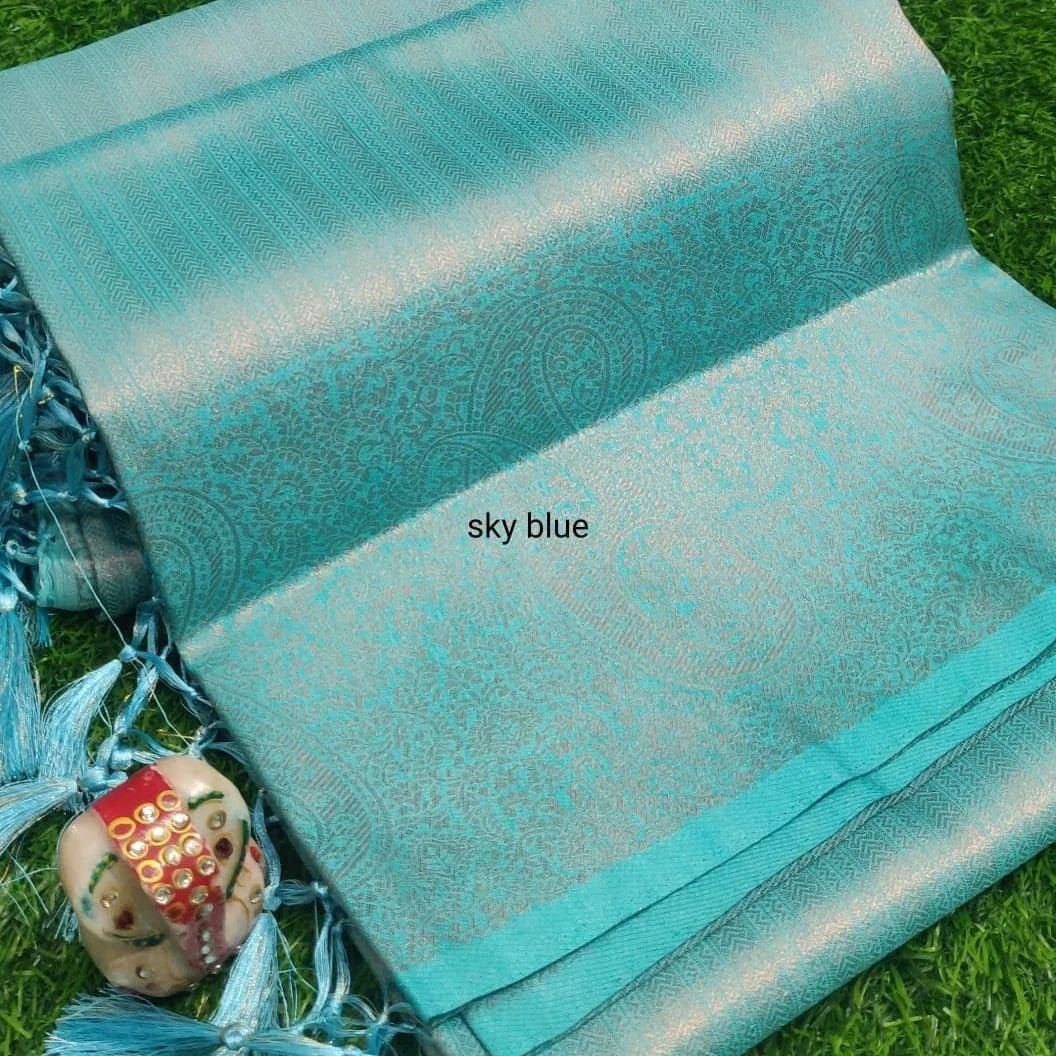 Kubera Pattu Silk Saree Rich Pallu &amp; Brocade Kubera Silk Blouse