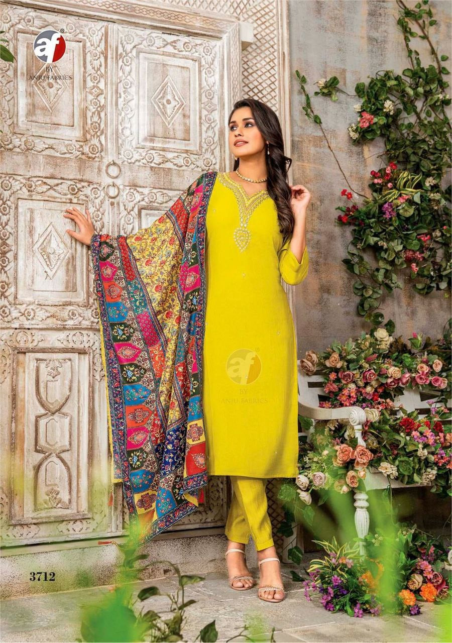 Enchanting Summer Yellow Suit Set